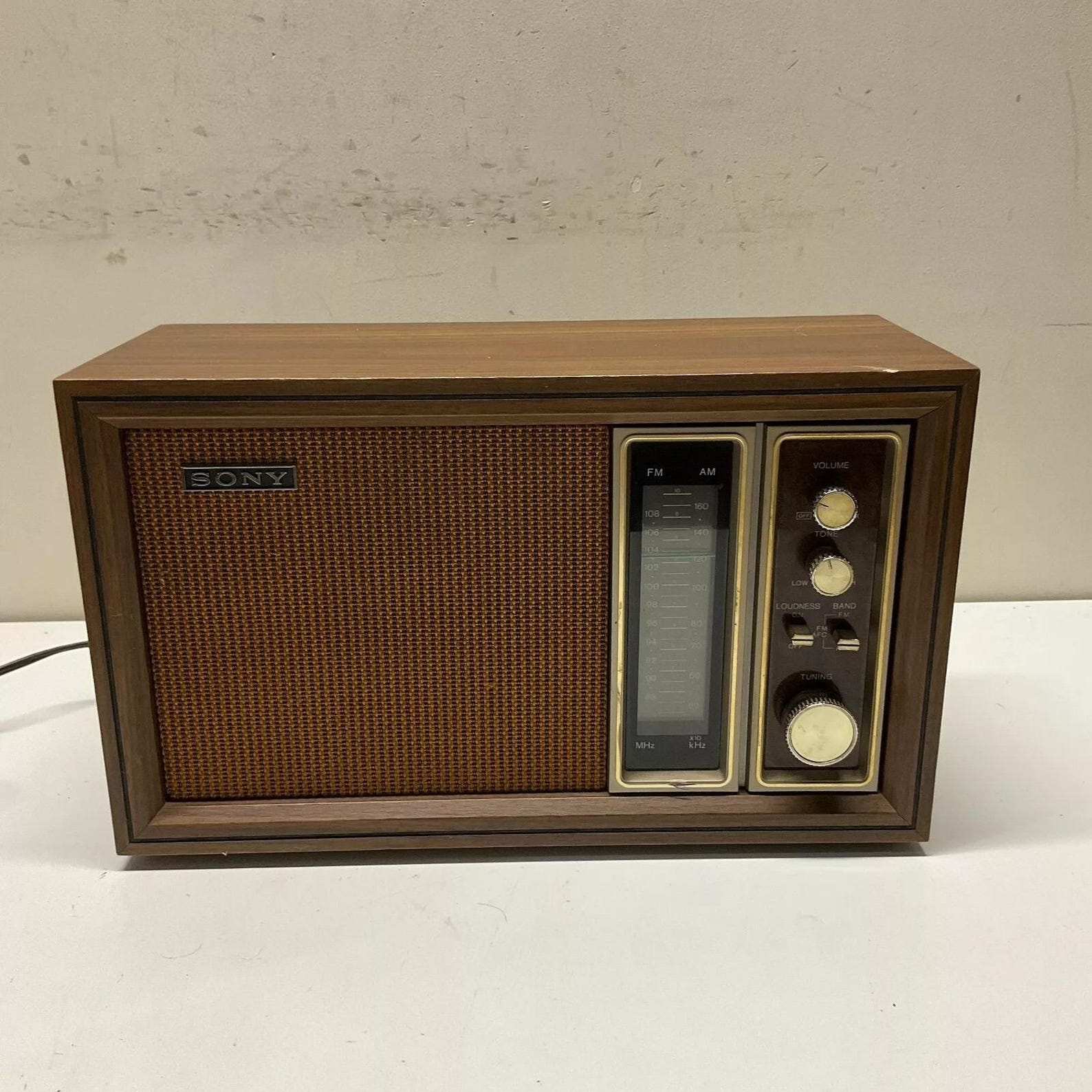 Vintage Sony AM FM Radio, TFM-9450W Tested and Works - Etsy