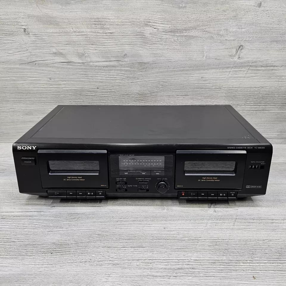 Sony TC-WE305 Stereo Cassette Deck - Etsy