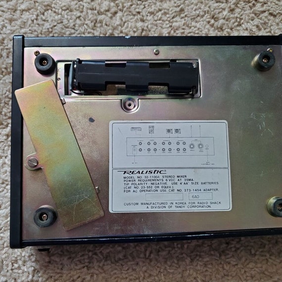 Vintage Realistic 32-1100a Stereo Analog Mixer Portable - Etsy