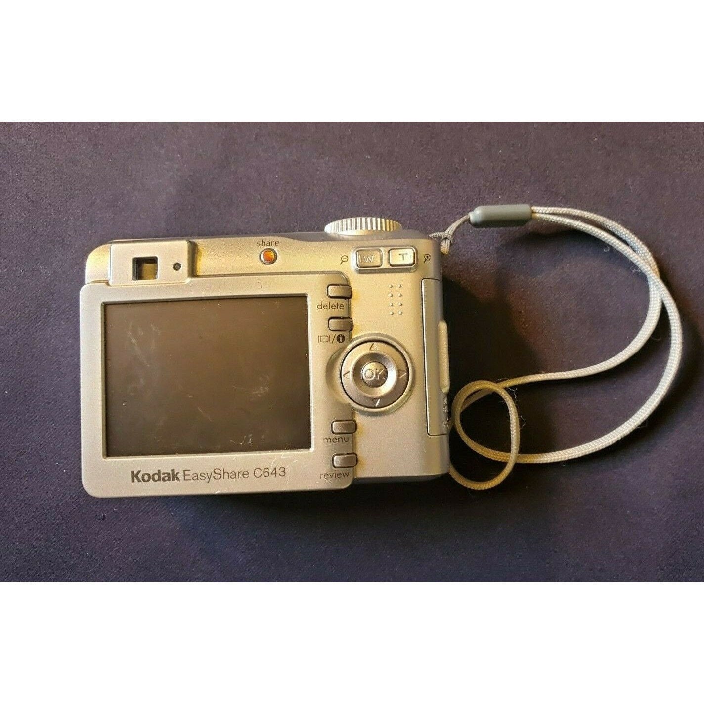 Kodak Easyshare C643 6.2MP Digital Camera - Silver Metallic Used