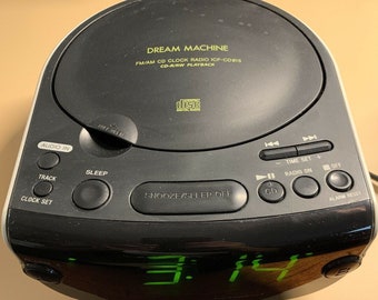 Radio despertador Sony Dream Machine vintage de los anos 90 despertador Sony beige vintage probado y en excelente estado instrucciones Etsy Espana