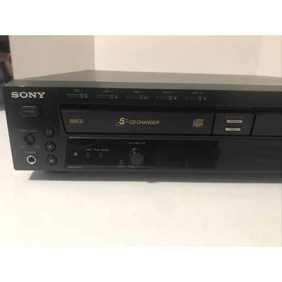 必見！5連CDチェンジャー&ダビング録音可ソニーCDレコーダーRCD-W500C