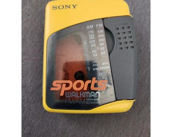 Sony WM-FS399 Sports Walkman AM FM Cassette Mega Bass Probado y Funciona