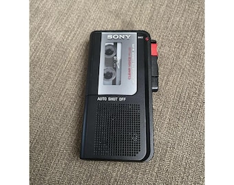 Sony M-470 Black Clear Voic Plus Microcassette-Corder Diktiergerät Funktioniert