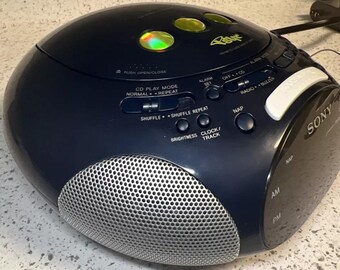 Sony ICF-CD831 Dream Machine Psys CD Player Am/fm Radio Dual Alarm