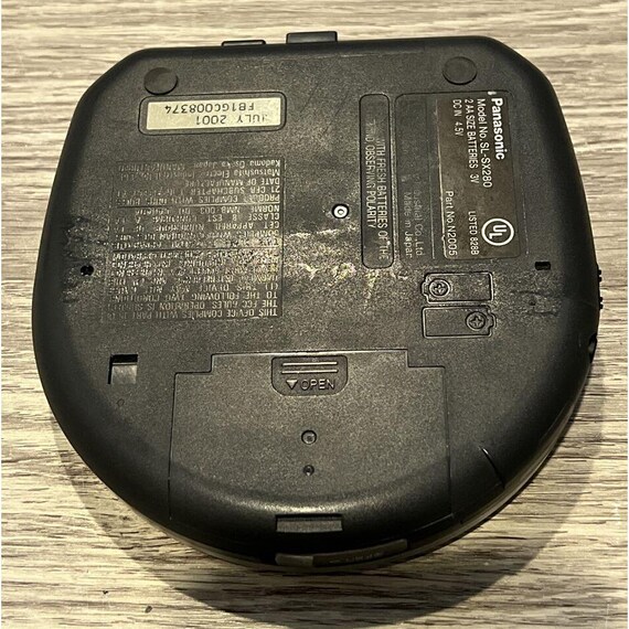 Panasonic Portable CD Player SL-SX280 Anti-skip Tested and Working