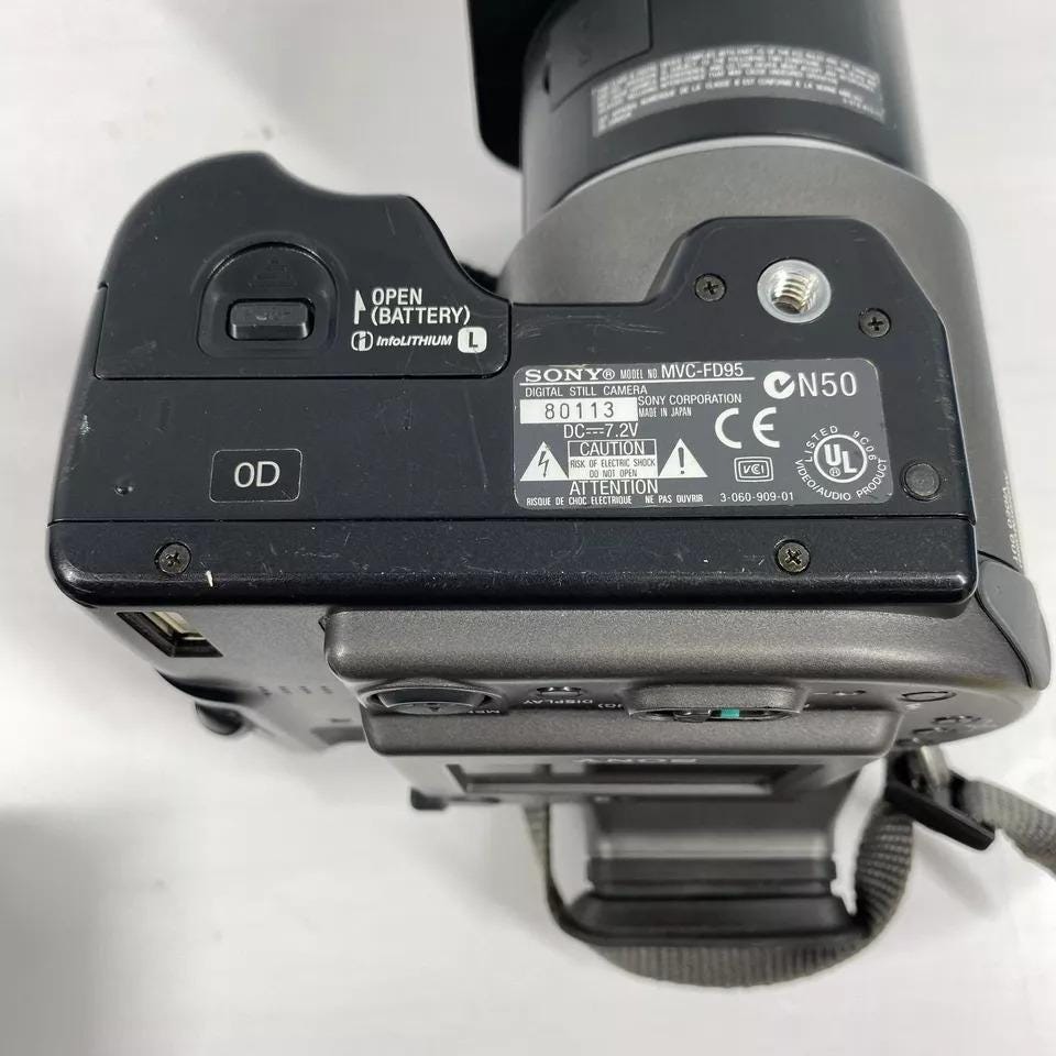 MVC-FD95 整備済 完動品 デジタルマビカ Sony Digital Mavica MVC-FD95 Camera - Etsy