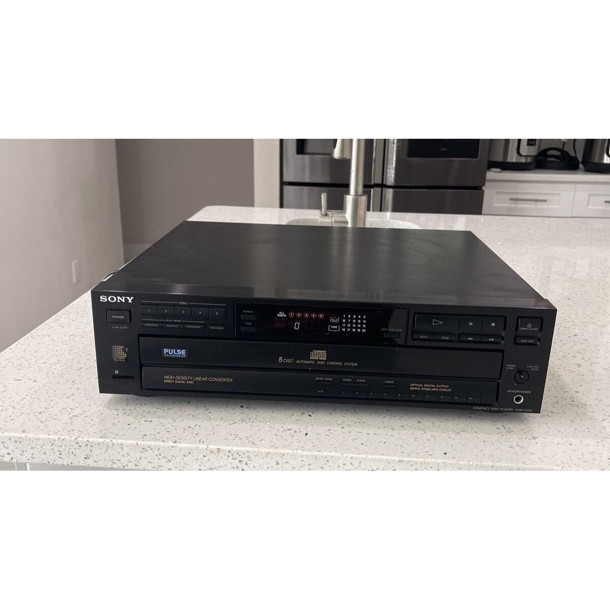 Sony CDP-C515 5 Disc Changer CD Player - No Remote - Tested - Etsy