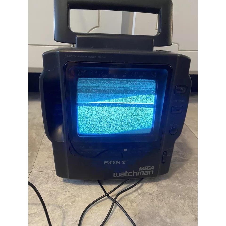 Vintage Sony Fd-525 4.5 Inch Tv Tested 1993 Portable Tv Tested - Etsy