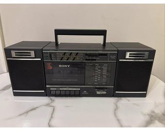 ソニー CFS-V1 ラジオカセットプレーヤー ヴィンテージ ラジカセ AM/FM