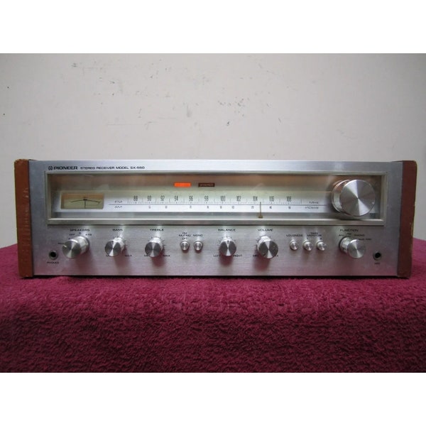Pioneer SX-550 Stereo Receiver Tested/Works