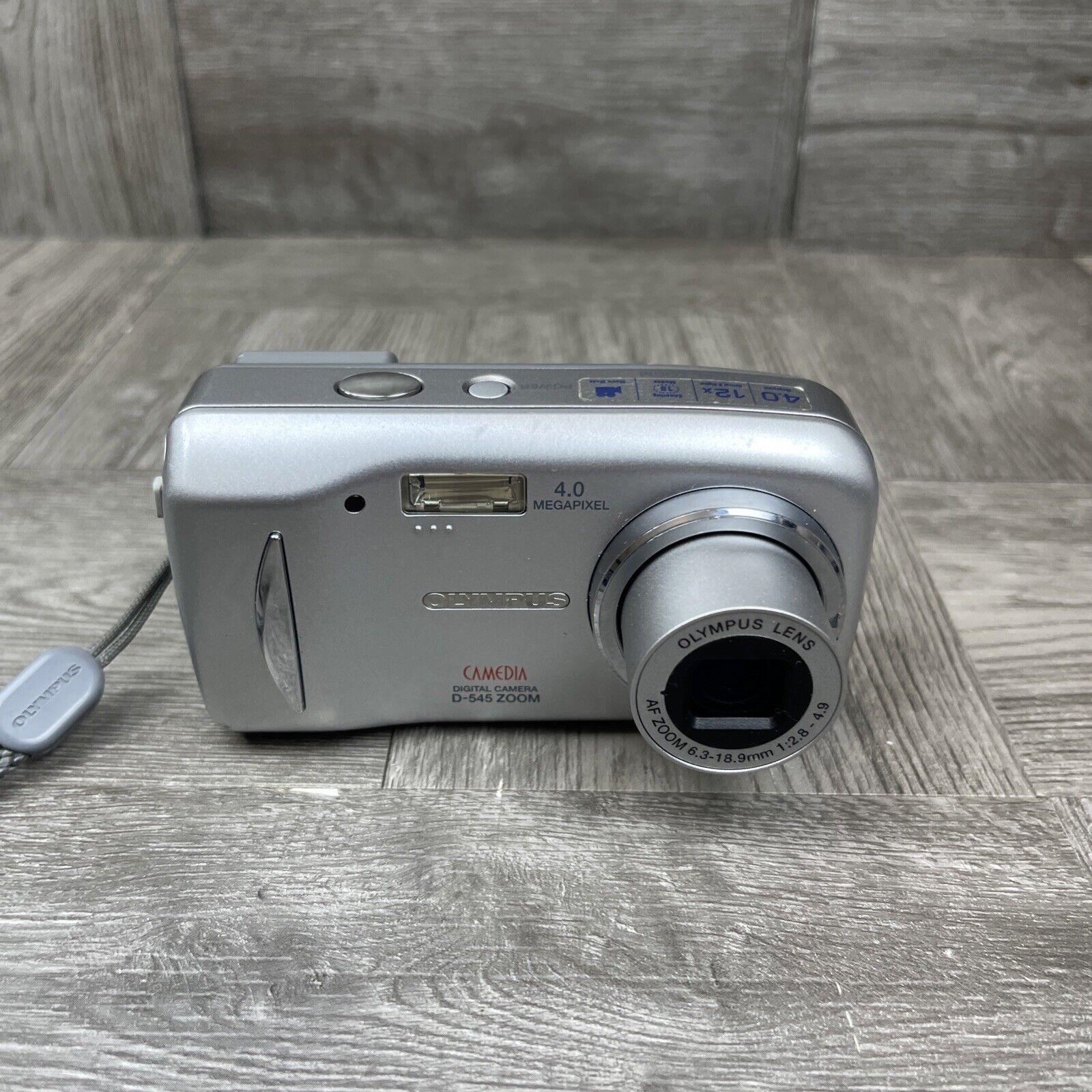Olympus CAMEDIA D-545 Zoom 4.0MP Digital Camera - Silver - Etsy