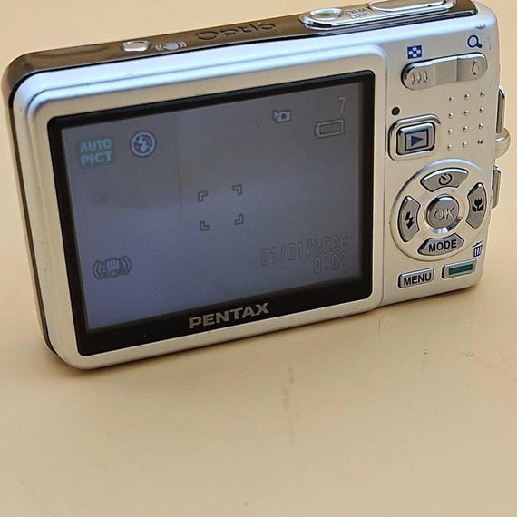 Pentax Optio A10 8.0 MP Digital Camera Silver Tested Works - Etsy