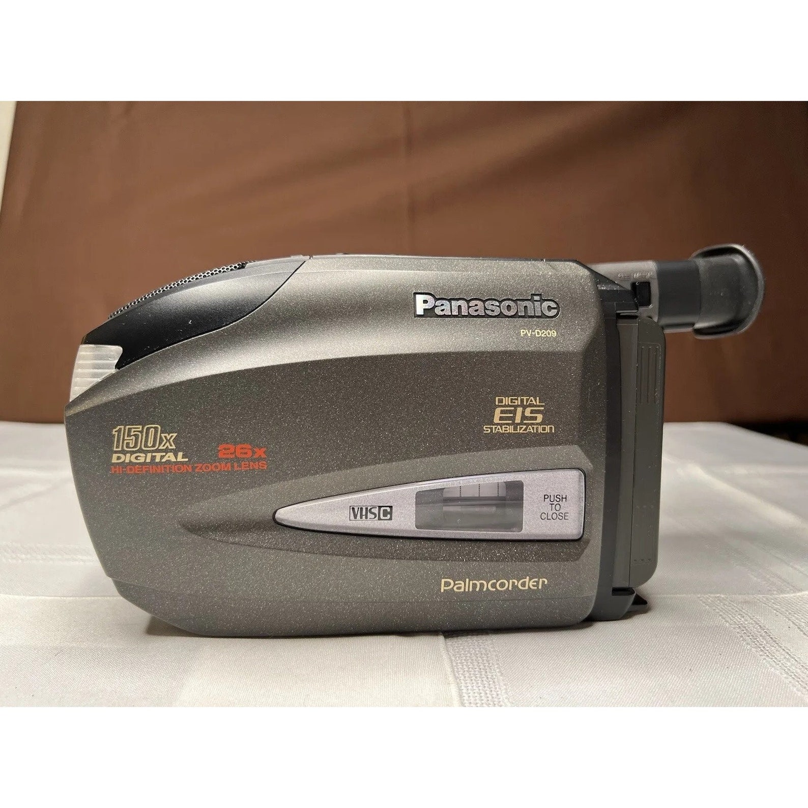 Panasonic PVD209D Palmcorder VHSC 150x Digital Zoom Video Camera Etsy
