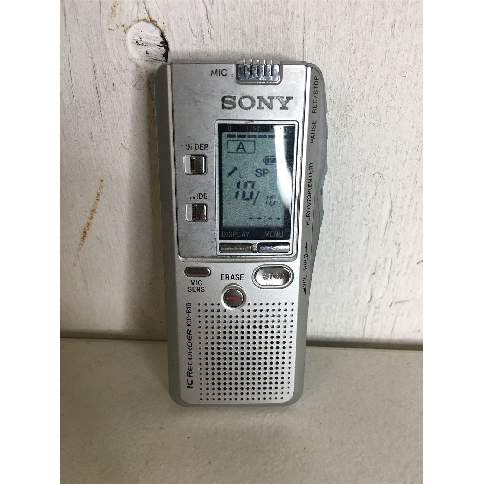 Sony Handheld Digital Voice Recorder ICDB16 Etsy