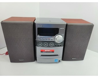 Sony Cmt-NEZ30 AM/FM Stereo CD Cassette Micro Hi-Fi Component Audio System