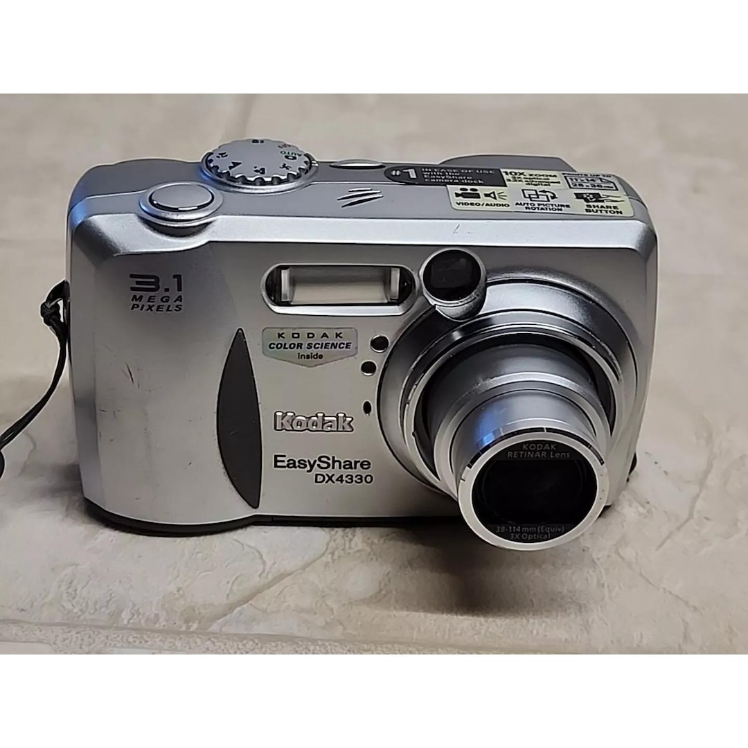 Kodak Easyshare DX4330 Digital Camera 3.1 MP 10X Zoom Silver - Etsy