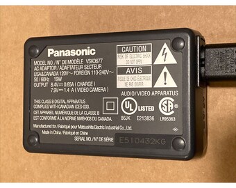 パナソニック ビデオカメラ PV-DAC14D AC アダプター バッテリー 充電