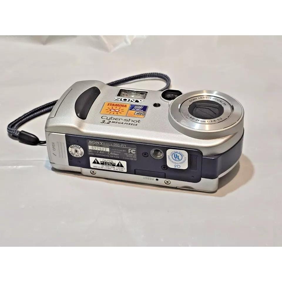 Sony DSC-P71 Cyber-shot 3.2 MP 3x Optical Zoom Digital Camera - Etsy