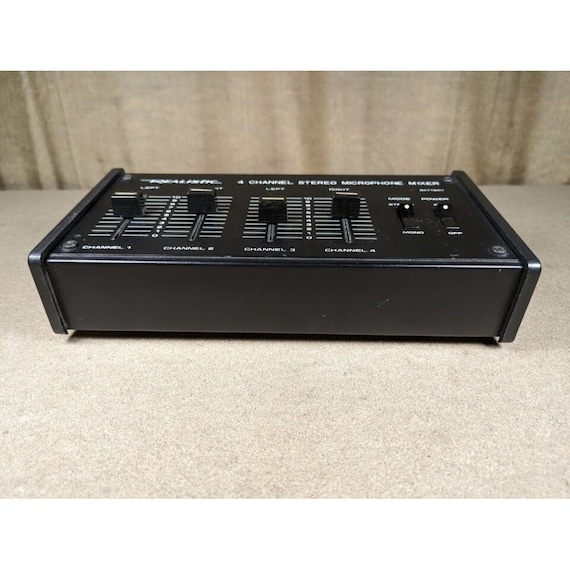 Realistic 4 Channel Stereo Microphone Mixer 32-1105 NO Remote - Etsy