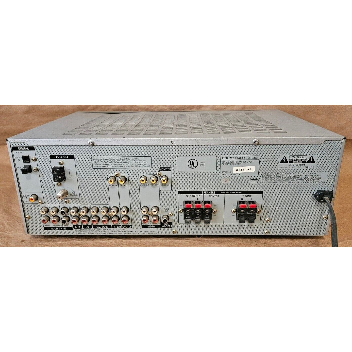 Buy Sony STR-K502 - 5.1 Channel Home Theater Surround Sound