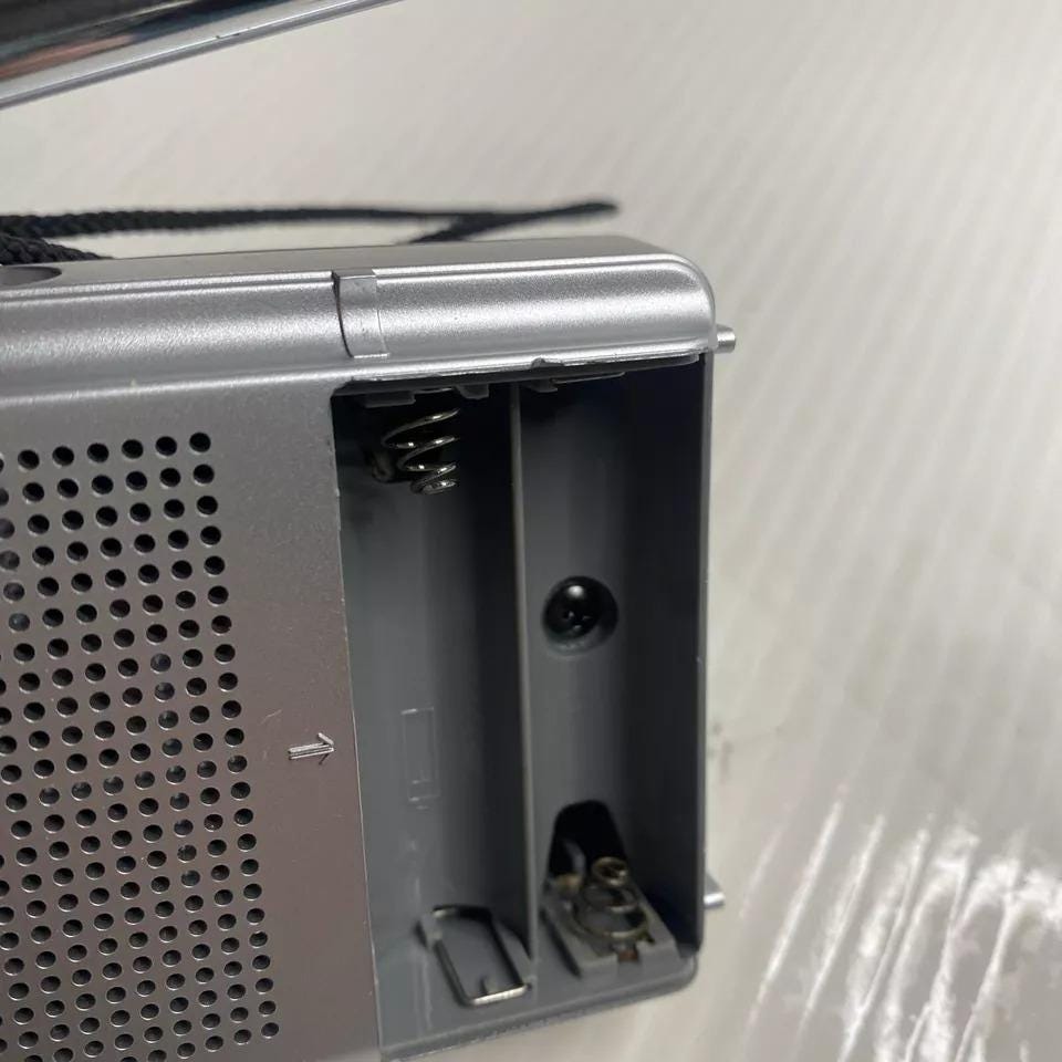 Sony FM/AM Pocket Portable Antenna Radio Silver ICF-S10MK2 - Etsy