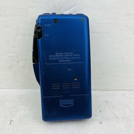 Olympus Pearlcorder S711 Blue Microcassette Voice Recorder Player