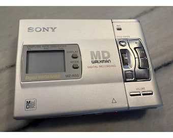 Sony MZ-R50 Digital Recorder Mini Disc MD Walkman - Etsy