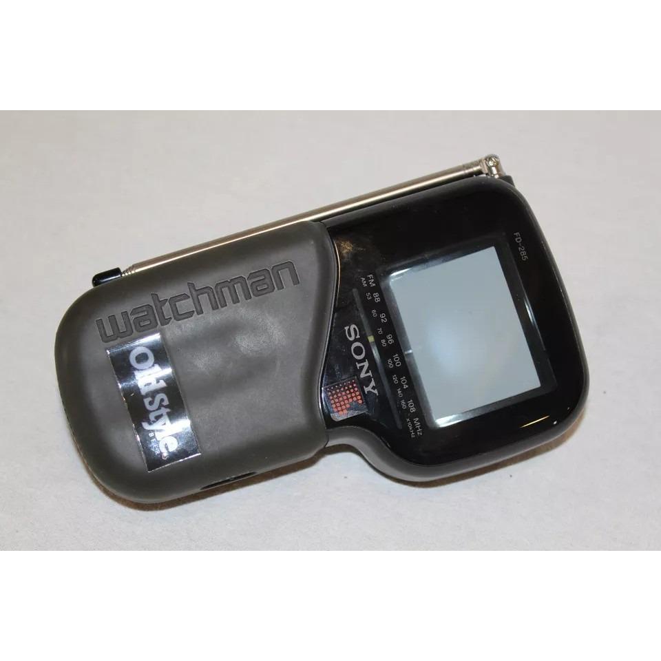 SONY Watchman AMラジオ 1984年製　未使用品 Sony Watchman FD-285 Flat Black and White TV Am/fm Stereo Tuner - Etsy