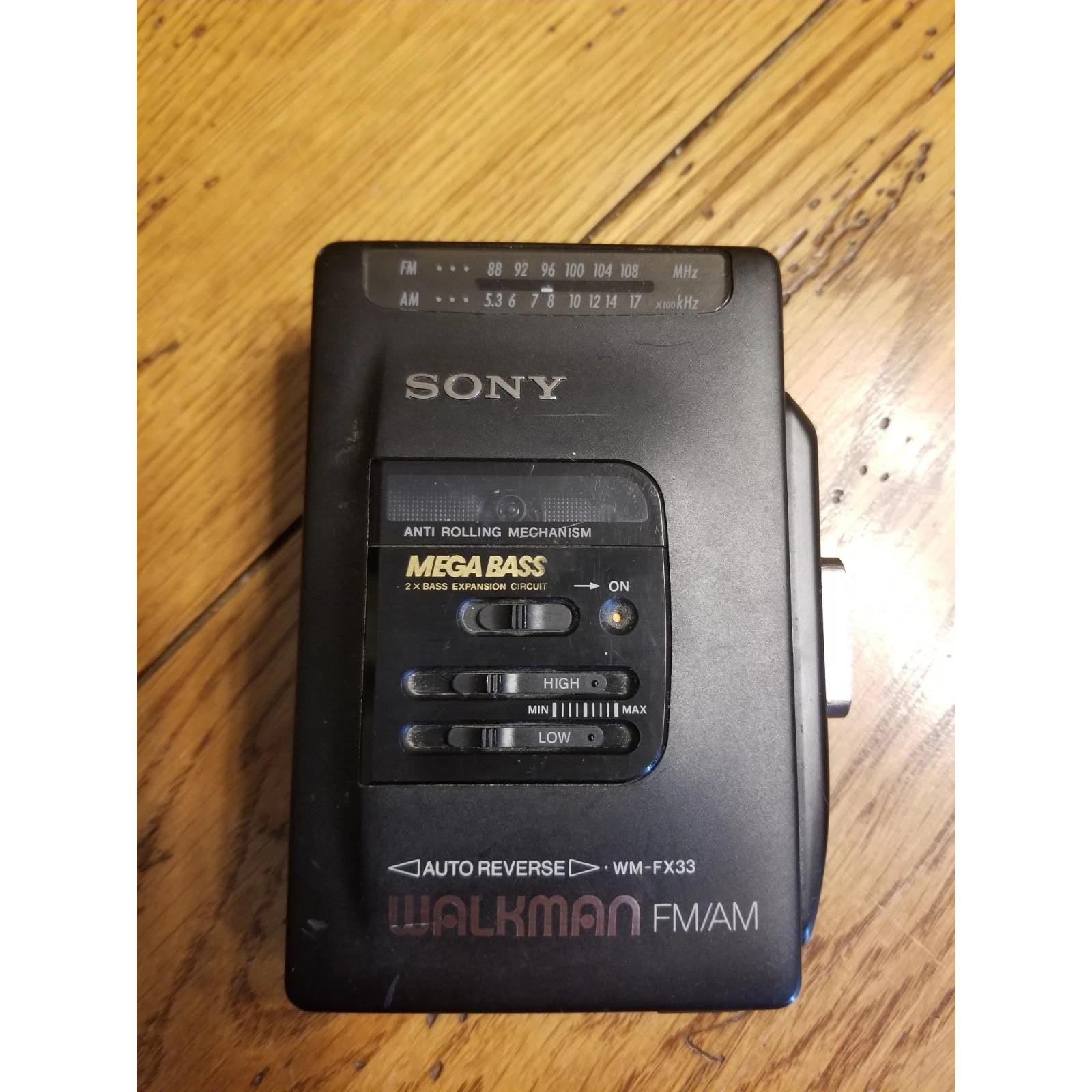 Sony WM-FX33 Mega Bass Walkman Cassette Radio Player FM AM - Etsy