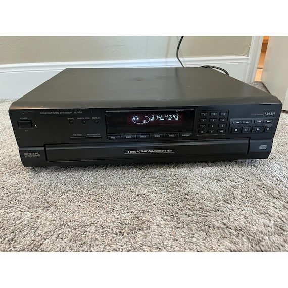 Technics SL-PD5 MASH 5-disc CD Changer Digital Output No Remote