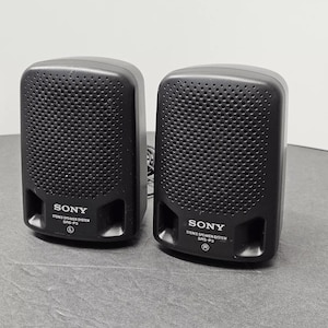 Sony SRS-P3 Walkman Stereo Speaker System Portable Computer Speakers Black image 1