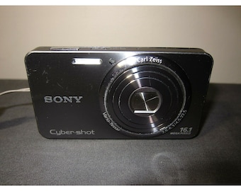 Sony Cybershot DSCW90 8.1MP Digital Camera with 3x Optical Zoom and Super  Steady Shot (Black)