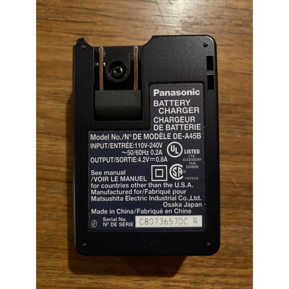 Panasonic Lumix DE-A45B Cargador de cámara Etsy España