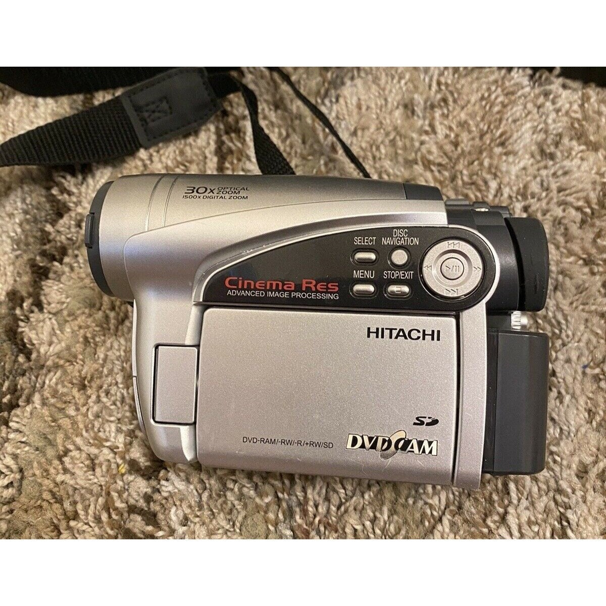 Sony DCR-SX44 Handycam 60X Optical Zoom Digital Video Camera & Charger Tested