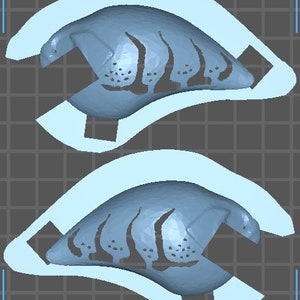 3d Lure Stencil - Etsy