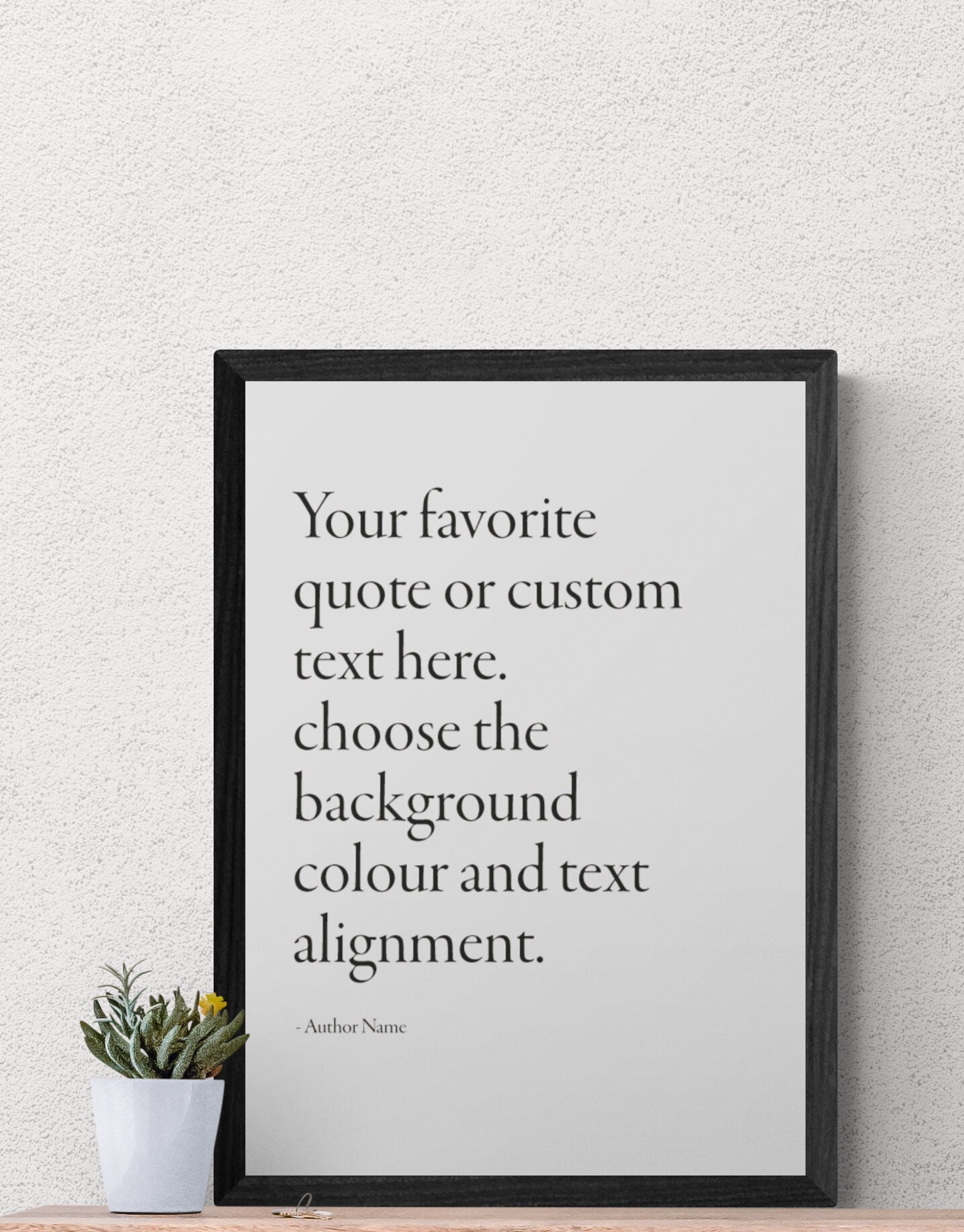 Any Custom Text Print Custom Poem Print Custom Quote Print Song Lyric