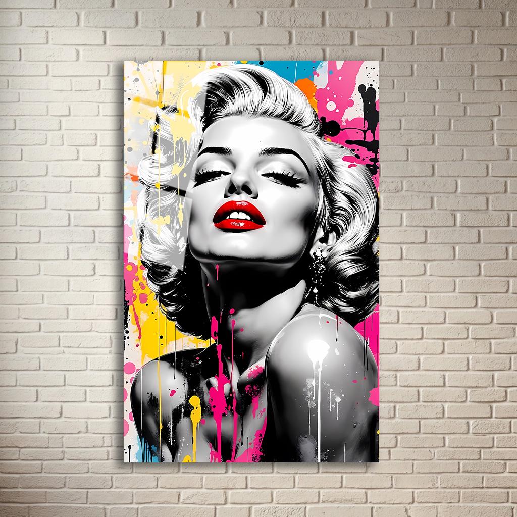 Marilyn Monroe Tempered Glass Wall Art – Home Decor - Etsy