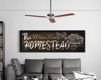 Family Name Sign Modern Farmhouse Last Name Established Signs Home ...