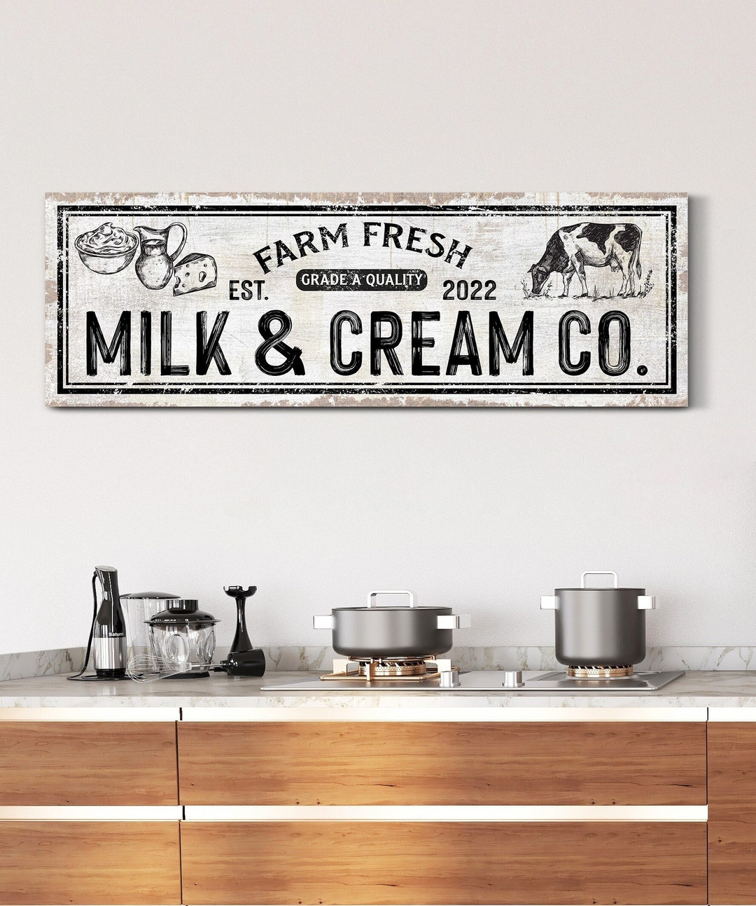 Milk And Cream Co Sign