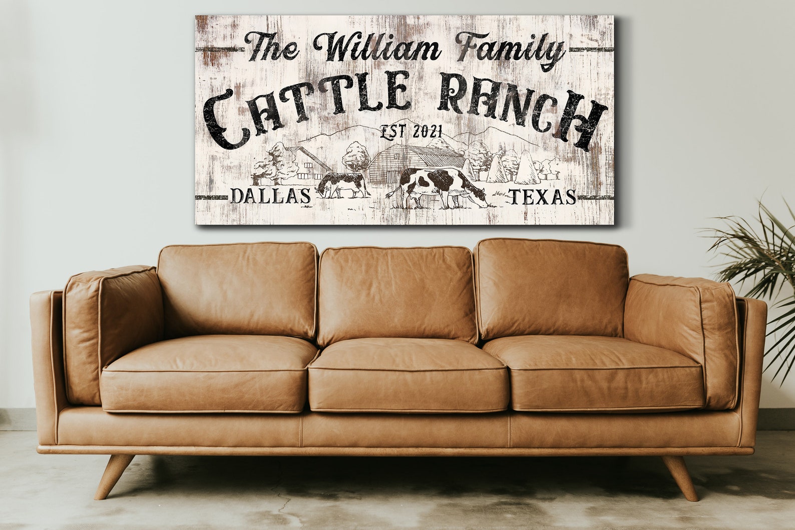 Custom Cattle Ranch Sign Rustic Ranch Sing Cattle Ranch - Etsy
