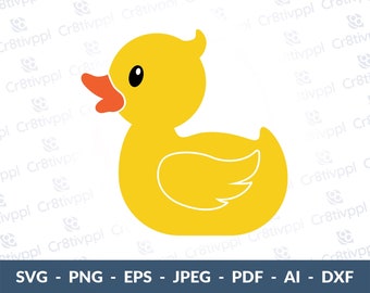 Bath Duck SVG Rubber Toy Duck Clip Art Svg Png Jpg Eps - Etsy