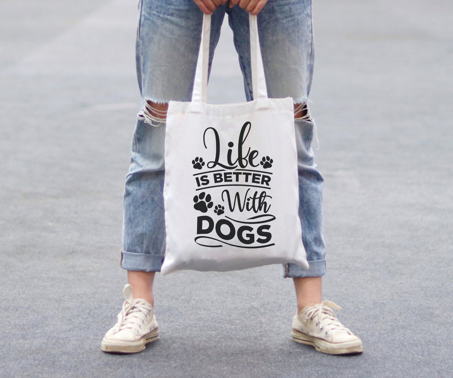 Life is Better With Dogs Svg Paws Svg Dog Paws Svg Dog Mom - Etsy