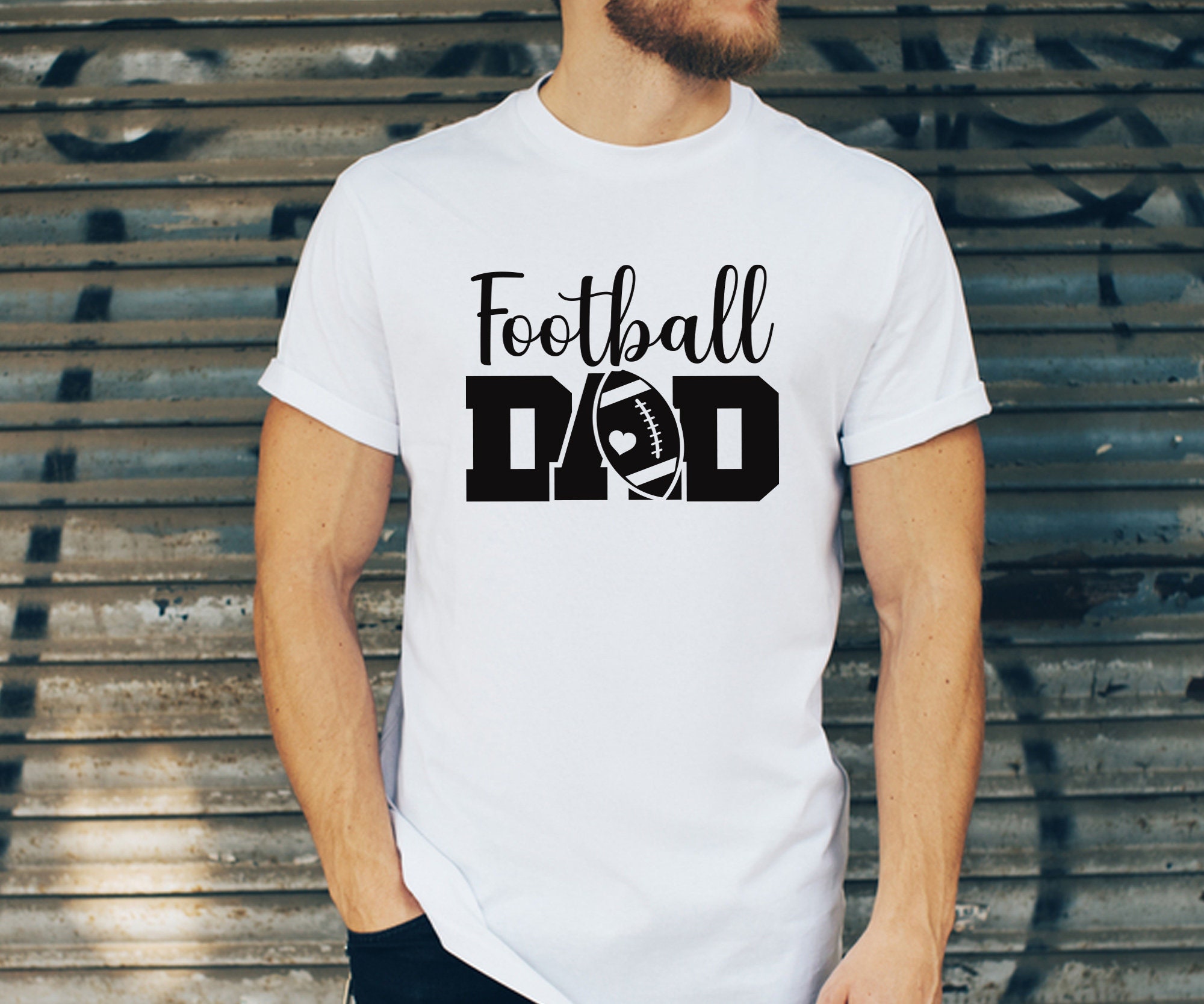 Football Dad Svg Football Dad DAD Svg Football Svg - Etsy