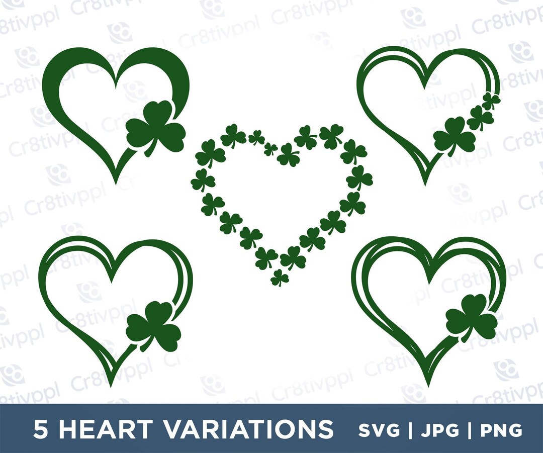 saint patricks day hearts