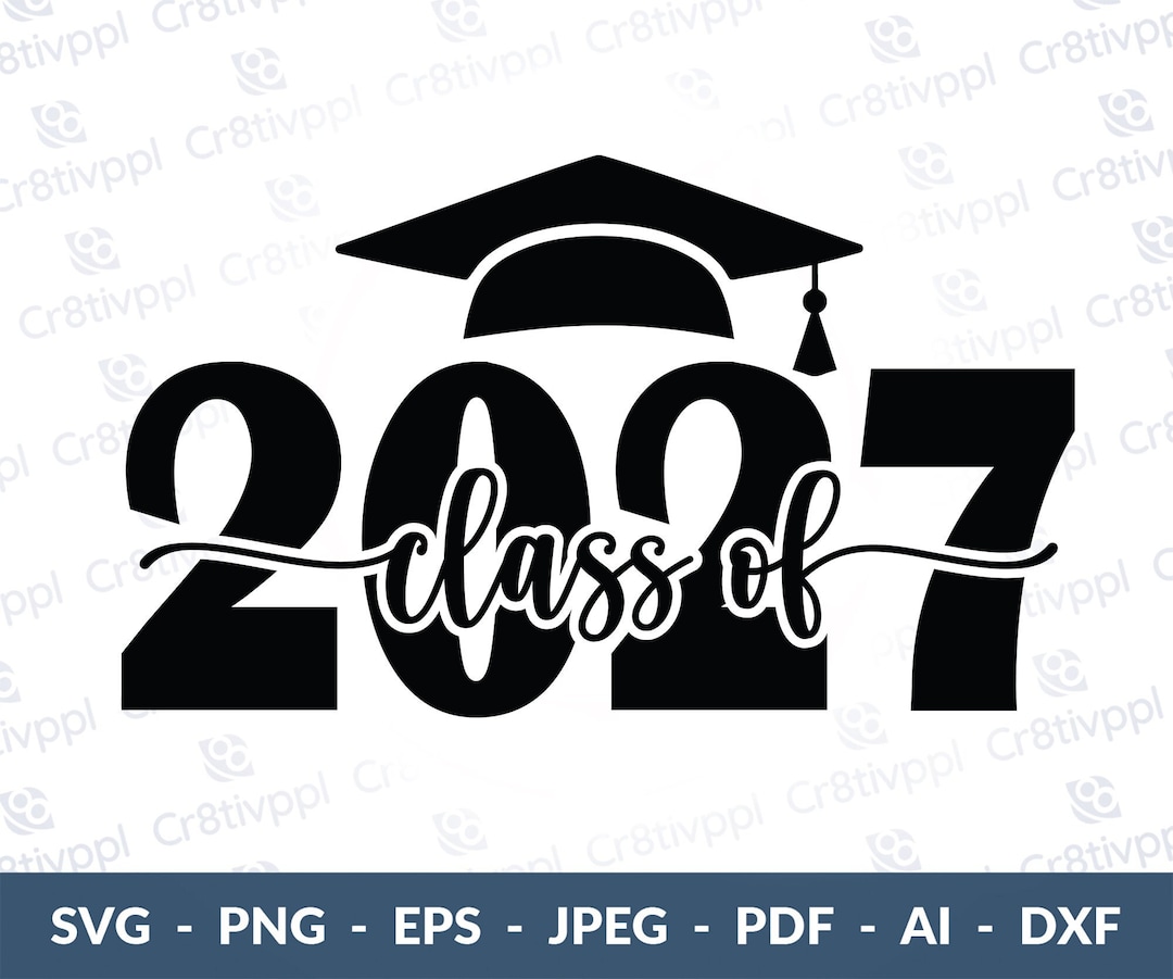 Class Of 2027 Svg 2027 Svg 2027 8th Grade Svg 8th Grade Etsy