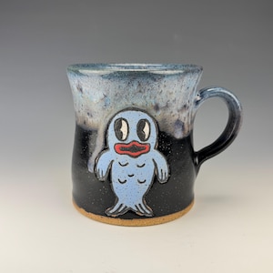 Fishies Mug King Gizzard and the Lizard Wizard KGLW Pottery Handmade