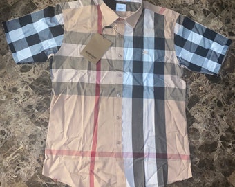 burberry pattern t shirt
