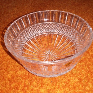 Antique Waterford 8&quot; Cut Crystal Bowl. Made in England. Free shipping in the US
