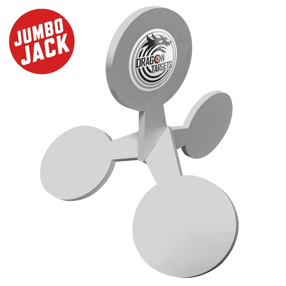AR500 Steel Jumbo Jack Shooting Target by Dragon Targets | Hunting